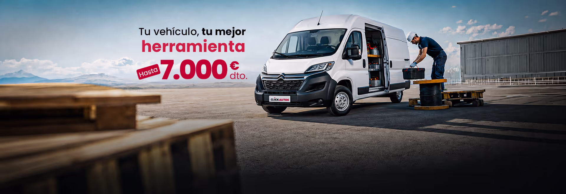 Ofertas de furgonetas con Click Autos en verano